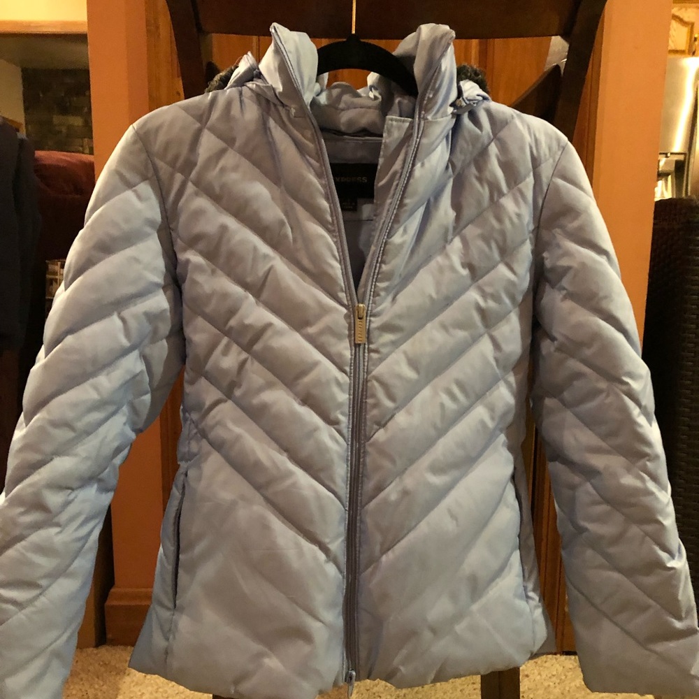 Express Small Puffer Coat w/ removable Hood